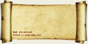 Aca Balzamović vizit kartica